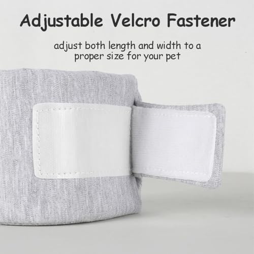 Cat Neck Brace Cover - Adjustable Elizabethan Collar for Post-Surgery Recovery, Anti-Lick Wound Protective Cervical Cone for Small Medium Large Dogs Cats (Neck Girth 7.5-15.0" Depth5.1 - color: Grey, size: L
