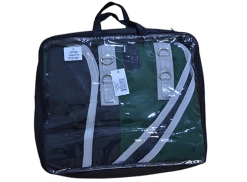 1200D Waterproof Light Weight Poly (100g Fill) Horse Winter Turnout Blanket with Standard Neck AT010002 (Green, 84") - color: Green, size: 84"