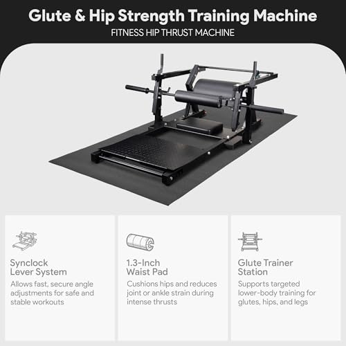 BalanceFrom Strength Training Machine, Adjustable Multifunctional Fitness Equipment for Home & Gym - style: Hip Thrust