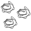 53 Inches Nylon Daisy Chains Rope Climbing Lanyard Straps Looped Strong Slings 23 kN Aerial Yoga Webbing - color: 3PCS Grey