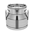 Stainless Steel Milk Bucket With Sealing Lid and Carry Handle,Thickened Stainless Steel Milk Can Large Liquid Container Storage for Coffee, Tea, Water,Oil Storage Transport ((12L/3.2Gal) - size: 12L/3.2Gal