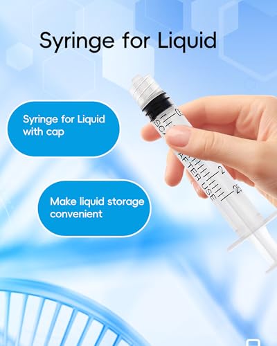 2.5ml Luer Lock Syringe without Needle - 2.5cc Plastic Syringes, Sterile, Individually Sealed, Pack of 30 - size: 2.5ML