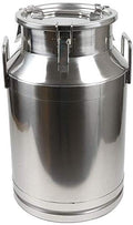 40L/10.5Gal Milk Cans-Stainless Steel Milk Transport Barrels Pail Milk Bucket Jug Oil Barrel Wine Barrel Canister Silicone Seal Barrels - size: 40L