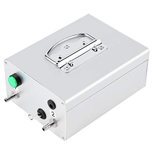 Fockety Milking Vacuum Pump for Goats, 48W 12V Portable Large Suction Pneumatic Pulsator Electric Milking Machine VacuumPump Milker Automatic Livestock Milking Equipment for Donkey Sheep Cow Horse(US)