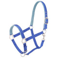 Tough1 Padded Halter with Satin Hardware - color: Royal Blue, size: Yearling