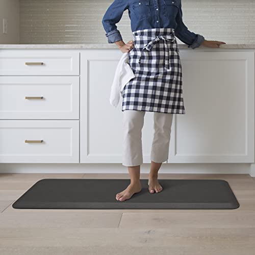 NewLife by GelPro Designer Comfort Mat Bundle -20 x 32 and 20 x 48, Charcoal