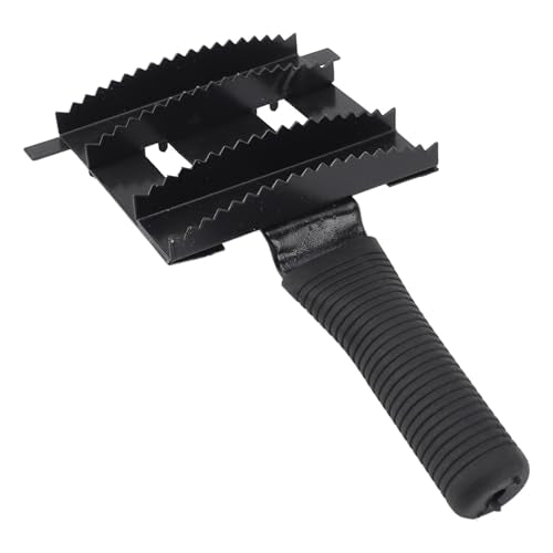 Heavy Duty Livestock Grooming Brush, Dual Sided with Massage Itch Relief Function, Professional Shedding Comb, ABS Iron