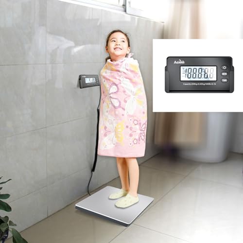 Shipping Scale for Package,440 LBS High Precision Wall Mounted Postal Scale,Digital Weighing Scale for Warehouse/Office/delivery Company, Includes Adapter and Product Manual