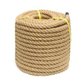 Jute Rope 1 Inch 150 Feet Hemp Rope for Deer, Heavy Duty, Twisted, Natural, Tug of War, for Crafts, Home Decorating Gardening Bundling - size: 150Ft, style: 1 Inch