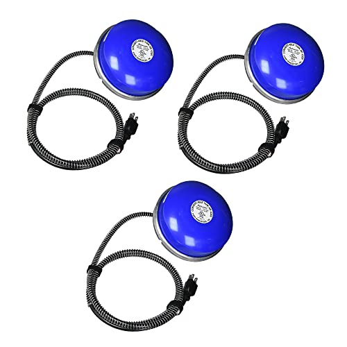 Farm Innovators Cast Aluminum 1250 Watt Convert-Able Floating and Submergible Tank De-Icer w/Chew Proof Cord and Self Regulating Thermostat (3 Pack) - color: Convertible, size: 3 Pack
