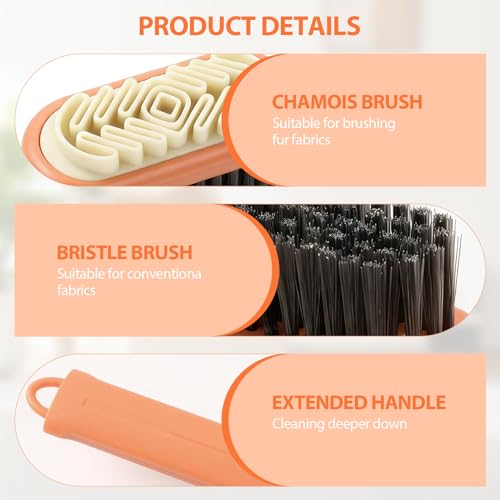 2 in 1 Suede Shoe Brush, Soft Bristle Cleaning Brush for Suede and Nubuck