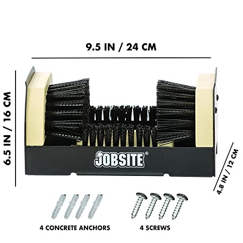 JobSite The Original Boot Scrubber and Boot Polish Wax Bundle