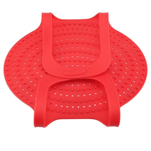 Heat Resistant Turkey Lifter, Poultry Lifter Turkey Roasting Sling, Oven Baking Mat Silicone Mat Non-Stick Cooker Sling, Multipurpose Cooking Accessory(Red) - color: Red