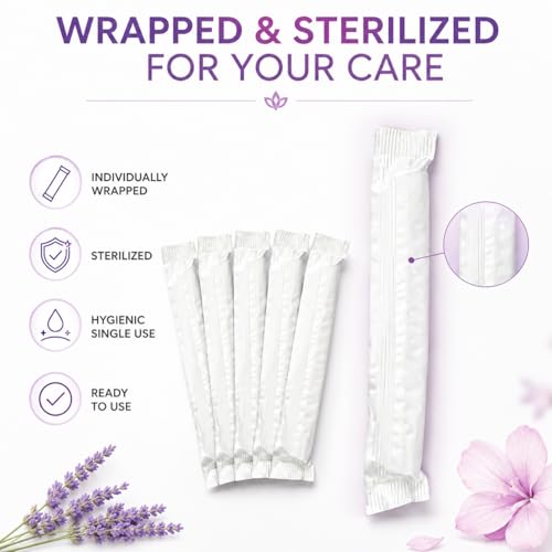 Seroflora Vaginal Cream Applicator, Individually Wrapped, Soft Tip, 30Pk | Fits Premarin, Estrace, Preseed and Most OTC Gels, Lubricants, and Creams - Threaded End, Comfort Tip, and Dosage Markings