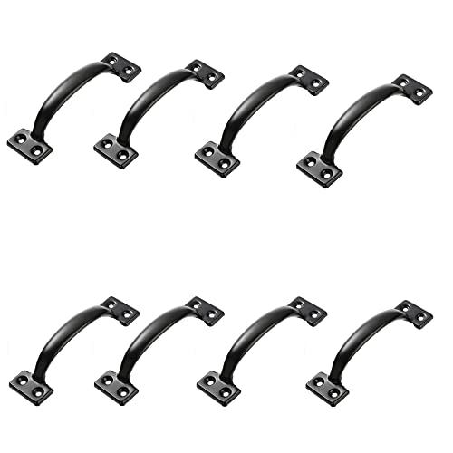 V171 6-1/2” Pulls in Black (8 Pack) - size: 6-1/2 inch 8 Pack