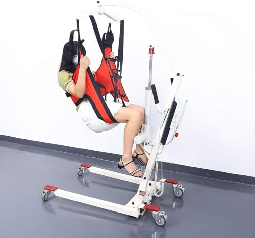 Fushida Lift Sling, Commode Patient Lift Slings Medical Transfer Sling for Patients Shower Bath, Large Toileting Sling, Lift Sling for Elderly Bariatric, Divided U Slings - size: Medium