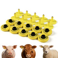 RFID Animal Ear Tag, ISO 11784/11785 Compliant Livestock Tracking Tag | Cattle, Pigs, Sheep, Goats, Heat Resistant up to 120°C (10PCS)
