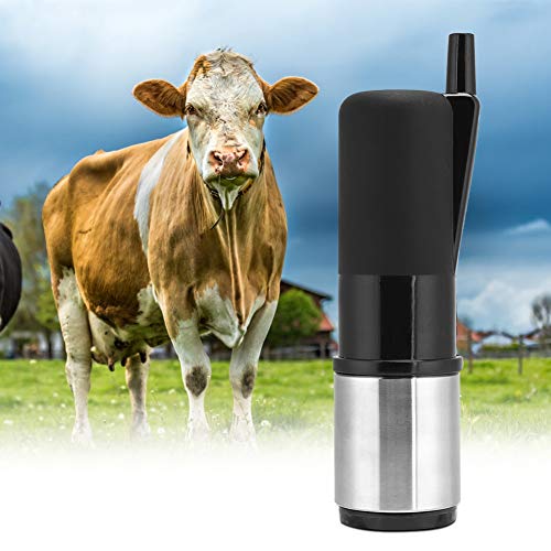 Milk Machine Cup,Stainless Steel Cup Shell & Inflation Liner Milk Pulse Controller for Farm Electric Cow Milking Machine, Milking Machine for Goats, Cows