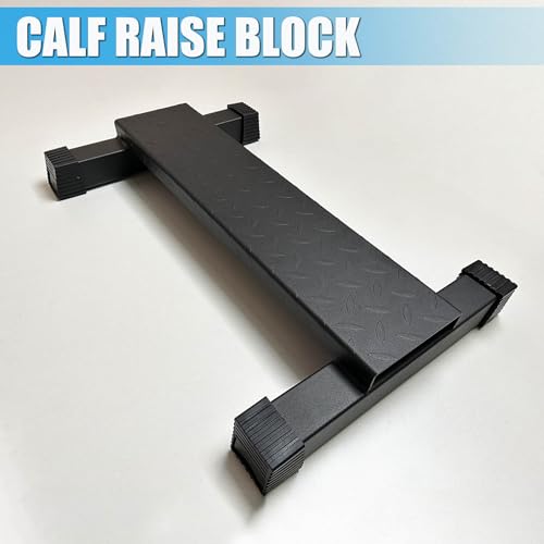 BLUSLM Steel Calf Raise Bar, Standing Machine for Stretching, Squat, Foot Stretch, Anti-Slip Solid Block (Calf Raise BAR 1)