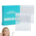 Sticky Cleaning Ear Stick, Gentle Reusable Soft Spiral Head Adhesive Ear Pick for Safe Ear Cleaning, with Gentle Removal Stick for All Ages (5mm-24 pcs)