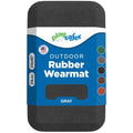 Playsafer Playground Safety Rubber Wearmat for Swingsets and Slides - 1" Thick X 24" W X 40" L (1 Pack, Gray) - color: Grey, size: 1 Pack (40" L x 24" W x 1" Thick)