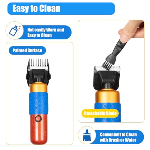 9.4 Ft Sheep Shears, 36w Electric Animal Shearing Machine with Replaceable Blades/Limit Comb for Dogs Cat Goat Alpaca, Llamas, Angora Rabbits Shearing Hand Piece Cutter Livestock Pet Supplies