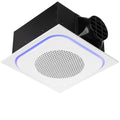 12" Bathroom Exhaust Fan with Light Ultra Quiet Ventilation Fan Combo 1.0 Sone 220CFM 10"x10" Mount (Induction) - color: Induction
