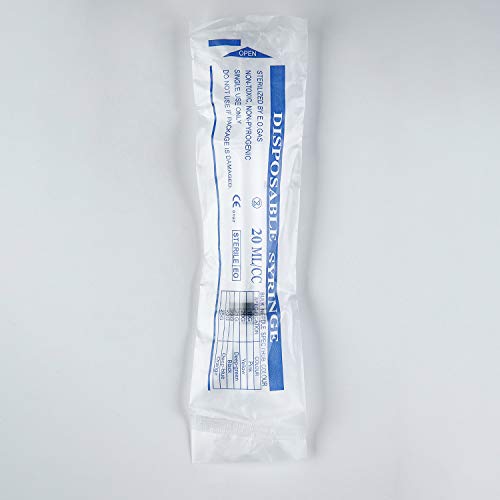 Boao 10 Pack Plastic Syringes Without Needle for Epoxy Resin,20 Ml | Measuring Syringe for Precise Measuring, Epoxy Applicator in Resin Crafts Labs Pet Feeding Oil Glue liquid Dispensing - size: 20 ML