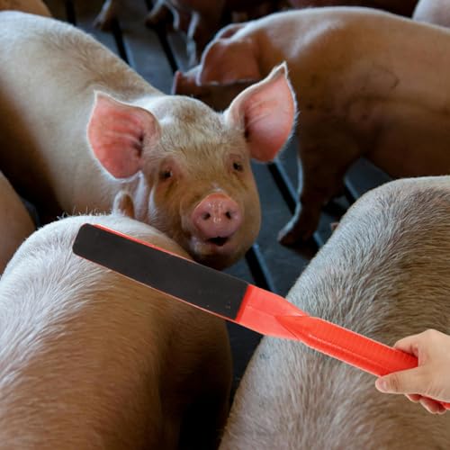 Happyyami Livestock Forcing Paddle Pig Show Stick Pasture Livestock Paddle for Sheep and Pig Handling Lightweight Manual with Ergonomic Handle 19.68 in