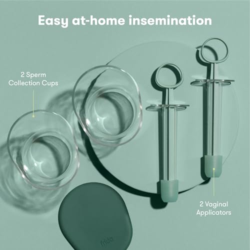 Frida Fertility At-Home Insemination Kit for Conception Support, Easy DIY | Easy DIY Insemination Kit Developed with Specialists, Minimal Sperm Waste, 2 Applicators & Cups - style: 2 Collection Cups