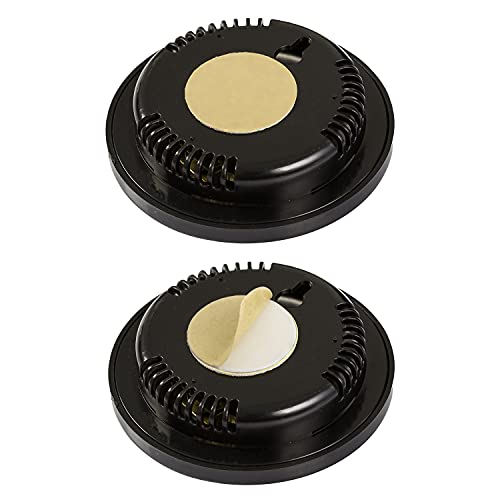 REPTI ZOO Reptile Terrarium Thermometer Hygrometer Dual Gauges Pet Rearing Box Reptile Thermometer and Humidity Gauge - size: 8*8*2cm/3.14*3.14*0.788''