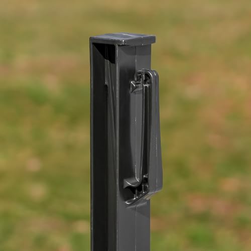 Zareba Step-In Electric Fence Posts, 4 ft, 50 Pack, Black | Durable and hold 2in of Wire or Poly Tape - style: 50 Black Posts