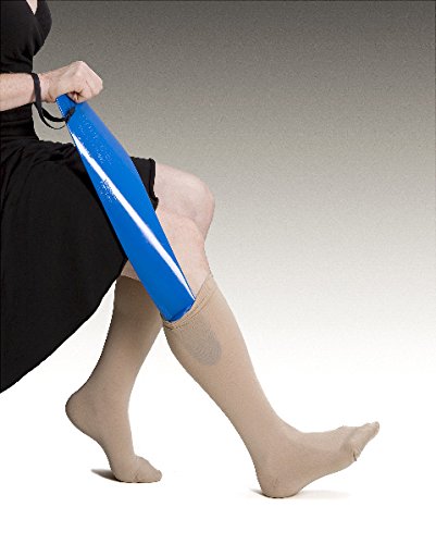 Rehabilitation Advantage Sock-EEZ Compression Sock and Stocking Remover, Blue