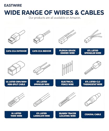 1.6mm 328ft Electric Fence Double Insulated Wire Underground | Electric Fence Double Insulated Underground Hard Cable, Direct Burial 100meters - size: 100meters/328ft, style: 1.6mm