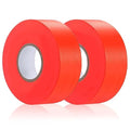 2 Pack Orange Flagging Tape, Non-Adhesive Plastic Ribbon Neon Marking Roll | 1"*400ft, Marking Tape for Tree Marking, Hunting, Boundaries and Hazardous Areas,Trail Marking - color: Orange-2pack