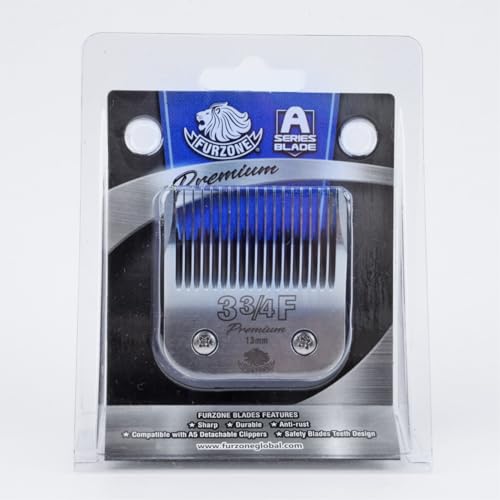 FURZONE Detachable Blade - Size 3 3/4F Blade 1/2", Made of Extra Durable Japanese Steel, Compatible with Most Andis, Oster, Wahl A5 Clippers - size: 3 3/4F