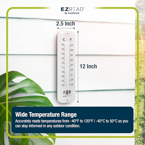Headwind Consumer Products 840-0075 Thermometer White 12" - color: White