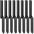 Fence Post Repair Kit，(Separation 16.9+17.9",8 pcs) | Heavy Duty Steel Fence Post Anchor Ground Spike ，Quick Fix Broken/Leaning Wood Posts with，and Fixed Fence Posts - size: Separation (16.9+17.9")