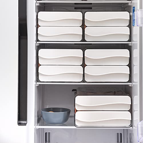 Large Capacity Drawer Type Egg Holder, 2-Layer 60 Grid