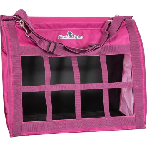 Classic Equine Topload Hay Bag (Raspberry) - color: Raspberry