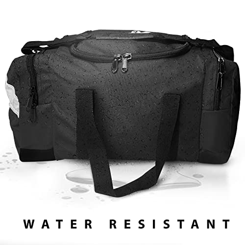 ASA TECHMED Large EMT First Responder Trauma Medical Bag Empty for Home 21x12x9 Inches, Office, School, EMTs, Paramedics, First Responders, Black - color: Black