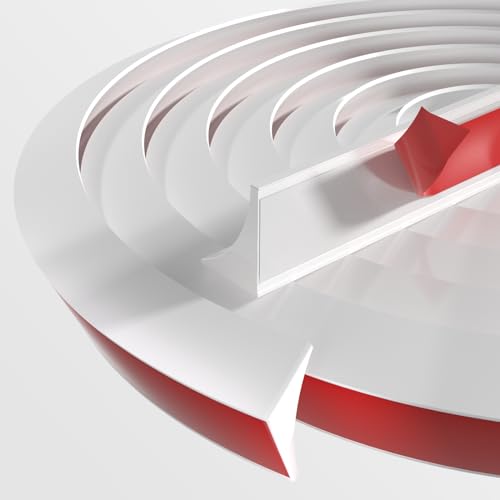 78 inch Shower Threshold Water Dam Barrier Water Stopper, Glass Shower Door Bottom Seal Strip, Silicone Rubber Kitchen Sink Splash Guard for Countertop, Bathtub, Bathroom（White） - color: White, style: 78 Inch