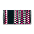 Starlight Saddle Blanket - color: Black/Fuchsia/Fandango/Gray Silver Metal/Black Metal/Cream