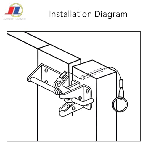 Gravity Gate Latch, Self-Locking Fence Latch, Black | Heavy duty black gravity gate latch with self-locking action for wood and vinyl fences; for outdoor yard and farm gates. - size: Gravity