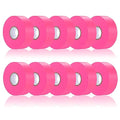 10 Pack Pink Flagging Tape, Non-Adhesive Plastic Ribbon Neon Marking Roll | 1inch*2000ft, Marking Tape for Tree Marking, Hunting, Boundaries and Hazardous Areas,Trail Marking - color: Pink-10pack