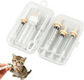 Pet Nursing Kit - Kitten Bottle Feeding Set with Mini Soft Nipples & Syringes for Newborn Puppies, Squirrels & Small Animals