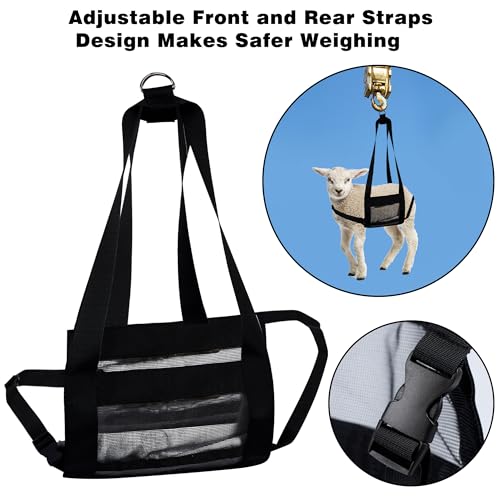 Calf Sling for Goat, Lamb, Sheep & Alpaca - Animal Weighing Sling - Newborn Livestock Calves & Baby Dogs