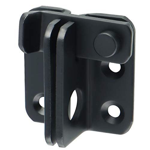 Alise Flip Latch Gate Latch Barn Door Lock Shed Door Latch,Black | Stainless Steel Door Lock Latches for Wooden Fence Shed Barn Chicken Dog Cage Window Cabinet Backyard Garage - color: Matte Black, size: Small Size