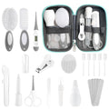 Baby Healthcare and Grooming Kit for Newborn Kids, 24PCS Upgraded Safety Baby Care Kit, Newborn Nursery Health Care Set, Baby Care Product (Grey White) - style: GREY WHITE-24