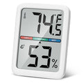 Digital Thermometer Hygrometer, Large LCD Screen Room Thermometer Temperature, Wall Thermometer Humidity Indoor with High Accuracy, Suitable for Greenhouse, Home and Office Measuring Devices